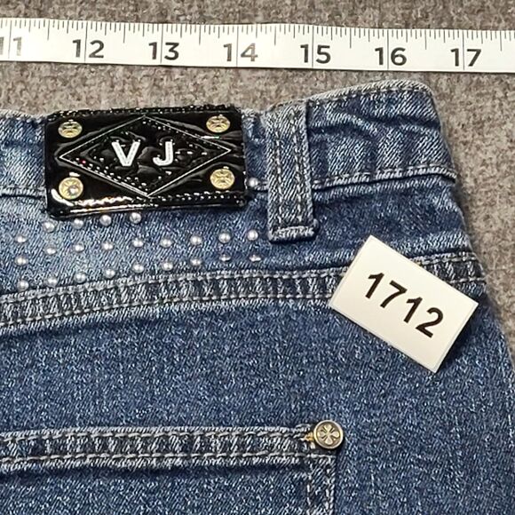 Vega Womens Jeans 14 Blue Distressed Skinny Stretch Denim Pants‎ - Picture 8 of 8